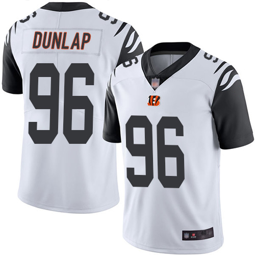 Cincinnati Bengals Limited White Men Carlos Dunlap Jersey NFL Footballl #96 Rush Vapor Untouchable->cincinnati bengals->NFL Jersey